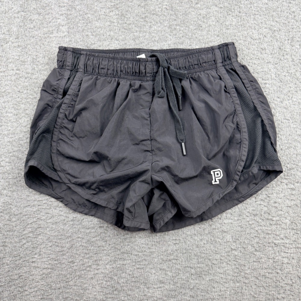 Pink Victoria's Secret Black Athletic Running Shorts Women's Size XS